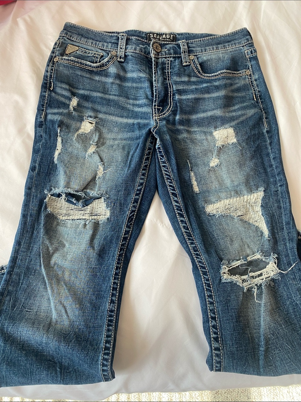 Salvage Anarchy Straight Relaxed Fit Jeans 34x30